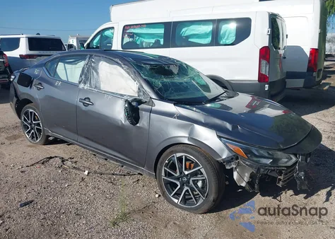 2025 Nissan Sentra Sr из США, поврежденный, VIN 3N1AB8DV4SY245933